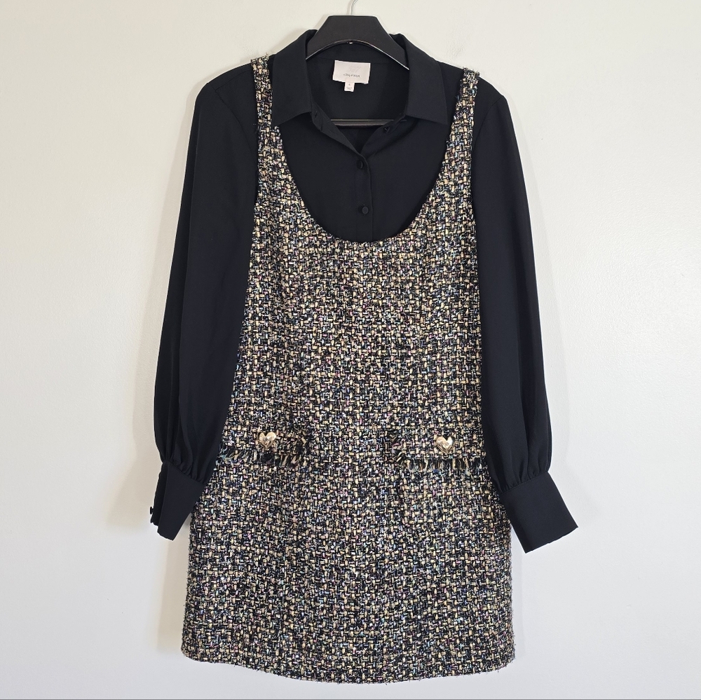 Cinq a Sept Florianna Tweed Mini Dress 6 - Picture 4 of 11
